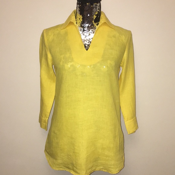 Talbots Tops - Talbots Pure Irish Linen blouse